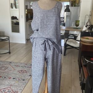 Ellen Tracy Linen pantsuite size XL